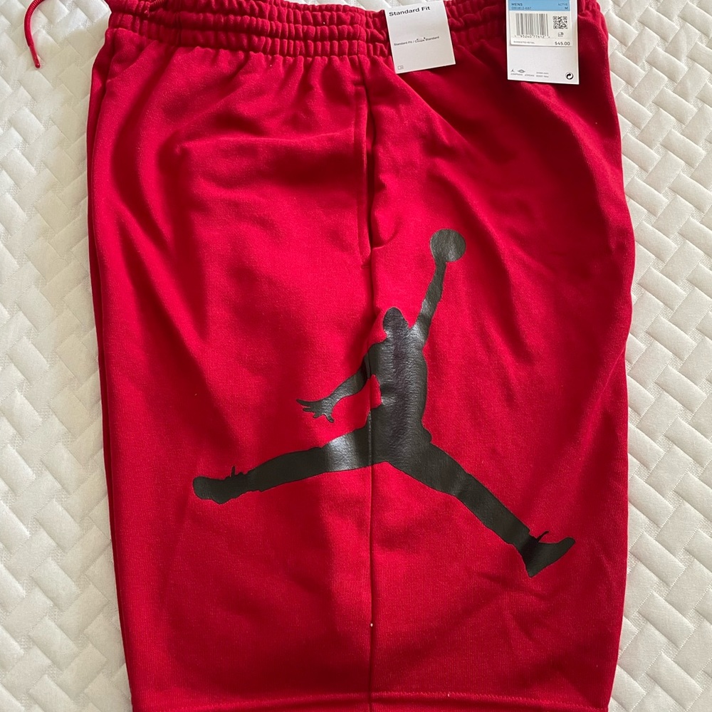 Brand new red Jordan Nike shorts